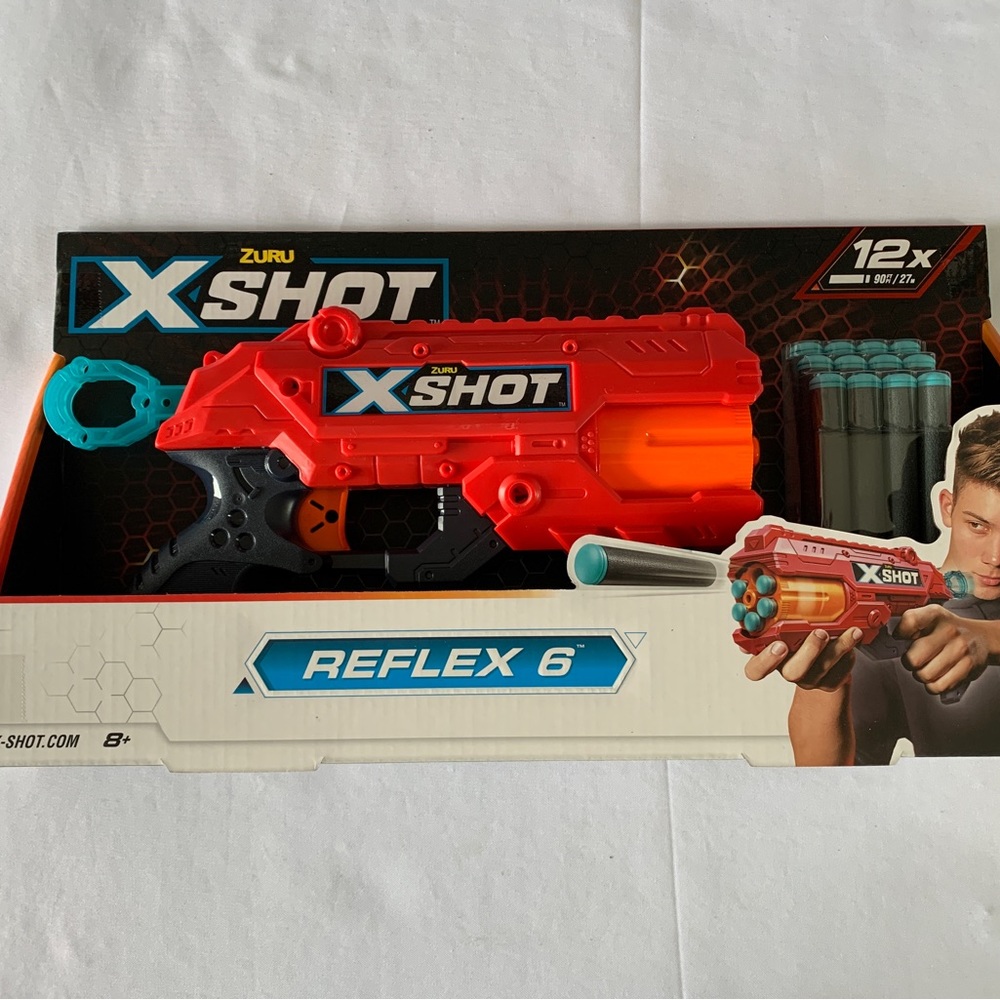 New Zuru X-Shot Reflex 6 Toy Plastic Toy